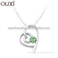 OUXI 2015 green silverjewelry &ouxi jewelry made with Austrian crystal
